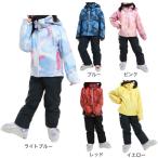 ショッピングスキーウェア デサント（DESCENTE）（キッズ）ジュニア 子供 スキーウェア スノーボードウェア 上下セット サイズ調整 DWJUJH04X 110 120 130 140 150 160