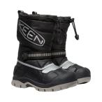 ショッピング長靴 キッズ キーン（KEEN）（キッズ）ジュニア ブーツ 黒 リトルキッズ スノー トロール ウォータープルーフ ブラック 1026756 長靴 カジュアルシューズ 防水