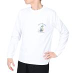 ショッピングクリフメイヤー クリフメイヤー（KRIFF MAYER）（メンズ）長袖Tシャツ ロンT キャンプラビットロンT 釣り 2233101-5:OFF ホワイト 春 トップス ワンポイント