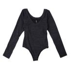 ショッピングhurley ハーレー（HURLEY）（レディース）水着 ワンピース ロングスリーブ ブラック Premium Quick Dry Rvsb Bodysuit 22 AJ3589-010