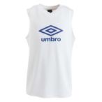 アンブロ(UMBRO)(キッズ)サッカーウェア ジュニア ノースリーブシャツ UUJVJA66 WHT 速乾