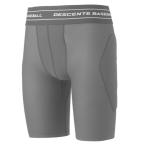 デサント（DESCENTE）（キッズ）ジュニア パッド付きスライディングパンツ JSTD-692P BLK