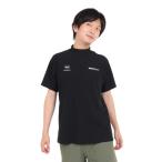デサント(DESCENTE)(メンズ)Tシャツ 半袖 メンズ 黒 鹿の子モックネック UVカット DX-C2500XB BK