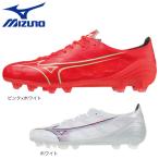 ショッピング秋冬 ミズノ（MIZUNO）（メンズ、レディース）サッカースパイク 天然芝/土/人工芝グラウンド用 ミズノ α アルファ エリート ELITE P1GA2362