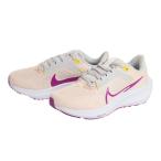 ナイキ(NIKE)(レディース)ランニングシューズ エア ズーム ペガサス40 ワイド オレンジ FN7991-800 スニーカー ジョギング マラソン トレーニング