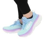 ホカ（HOKA）（レディース）ランニングシューズ ボンダイ8 サックス 1127952-ABSO スニーカー ジョギング トレーニング クッション性 軽量