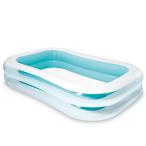 インテックス(INTEX)(メンズ、レディース、キッズ)プール インフレータブル クリア×ブルー 103×69×22 Swim Center 56483