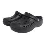 クロックス(crocs)(レディース)サンダル BayaPlfmLnCg Black 208708-001-2023