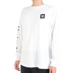 ハーレー(HURLEY)(メンズ)カットソー 長袖 ホワイト 白 SLEEVE LOGO 長袖Tシャツ MLS2312031-WHT