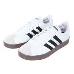 アディダス(adidas)(メンズ)スニーカー VLコートベース M ホワイトID3711 カジュアル スポーツ シューズ 快適 タウン 街履き 普段使い 登校 通学