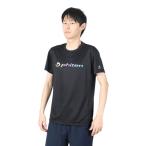 ファイテン(PHITEN)(メンズ、レディース)半袖 RUKUシャツ グラデーション ブラック 3124JG61900
