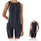 フィラ(FILA)(レディース) フィットネス水着 レディース 水泳 配色フルジップセパレート3L-5Lサイズ 3132026 大きいサイズ~5L