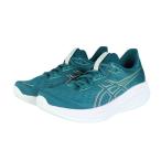 アシックス(ASICS)(レディース)ランニングシューズ ゲル キュムラス26 エメグリーン 1012B599.300 スニーカー ジョギング クッション性