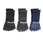 ji ROME (GIRAUDM)( женский, Kids ) strong 5 пальцев носки 3 пара комплект GRYNVYBLK SK3S0050-WA894-GROK