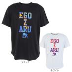 ego The ru(EGOZARU)( men's, lady's ) basketball wear wide geo me Trick daylight T-shirt EZST-S2401