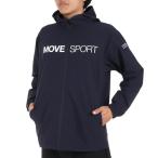 デサント(DESCENTE)(メンズ)ジャージ 上 uv 防風 撥水 ネイビー AIRY TRANSFERフルジップフーディー DMMWJF12 NV