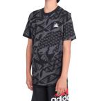 アディダス(adidas)(キッズ)エッセンシャルズ 総柄プリント 半袖Tシャツ KOS11-IQ4108