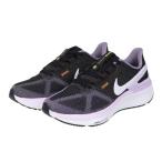 ナイキ(NIKE)(レディース)ランニングシューズ エアズームストラクチャー25 ブラック ホワイト DJ7884-006 スニーカー トレーニング ジョグ クッション性