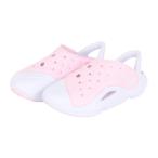 ショッピングnike サンダル ナイキ（NIKE）（キッズ）サンダル アクア スウッシュ ピンク ホワイト FN0876-600 日常履き タウン レジャー プール 耐久性 クッション性