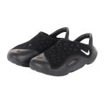 ナイキ(NIKE)(キッズ)ジュニアサンダル アクア スウッシュ ブラック FV6363-002 日常履 タウン レジャー プール 耐久性 クッション性