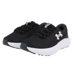 アンダーアーマー(UNDER ARMOUR)(レディース)ランニングシューズ チャージドサージ4ワイド ブラック 3028571 001 スニーカー ジョグ クッション性 軽量