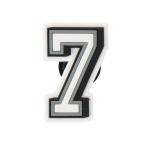 クロックス（crocs）（メンズ、レディース、キッズ）ジビッツチャーム B&W ナンバー7 10006955