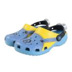 クロックス(crocs)(キッズ)ジュニアサンダル ミニオン×クロックスクラシッククロッグ ブルー イエロー 209489-001 シャワーサンダル