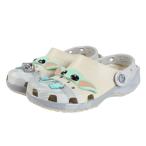 クロックス(crocs)(キッズ)ジュニアサンダル スターウォーズグローグークラシッククロッグ ベージュ 209494-2Y2 シャワーサンダル