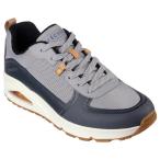 ショッピングスケッチャーズ スケッチャーズ（SKECHERS）（メンズ）カジュアルシューズ ウノレイオーバー グレー 183010-GRY スニーカー スポーツ タウン 日常履き クッション性