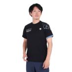 デサント（DESCENTE）（メンズ、レディース）バレーボールウェア 半袖シャツ DV4FHT02U BK00