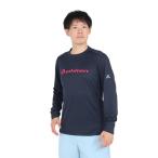 ファイテン（PHITEN）（メンズ、レディース）バレーボールウェア 長袖Tシャツ ネイビーピンク 3124JG62600