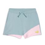 プーマ(PUMA)(キッズ)キッズ ガールズ プーマ パワー カラーブロック ショーツ 681388 22 SAX