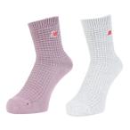  New balance (new balance)( мужской, женский ) вафля вязаный лодыжка носки 2 пара комплект LAS42132AS5