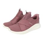 スケッチャーズ(SKECHERS)(レディース)カジュアルシューズ スリップインズボブススクワッドカオス ライラック 117505W-MVE スニーカー 屈曲性 快適