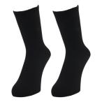  Koo (Coo.)( женский )3 слой структура 2 пара комплект Crew длина носки 895Q4GSA0080 BLK чёрный 22-25cm