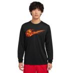 ナイキ(NIKE)(メンズ)バスケットボールウェア ドライフィット ロングスリーブ Tシャツ HF6210-010