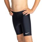 ナイキ(NIKE)(キッズ)スクール水着 ボーイズロングスパッツ 黒 1991102-009 ジュニア 男子 水泳 ウエスト調節可 アスリート スイマー 練習 練習用