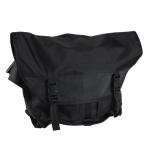  Хромированный (CHROME)( мужской, женский )CTZ 15L сумка "почтальонка" BG381 BLACK XRF