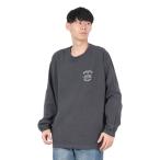 マンハッタンポーテージ（ManhattanPortage）（メンズ）ロングスリーブ プリント Tシャツ 24FW-MP-M592 CHARCOAL