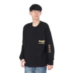 マンハッタンポーテージ（ManhattanPortage）（メンズ）ロングスリーブ プリント Tシャツ 24FW-MP-M593 BLACK
