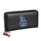  M e рубин (MLB)( мужской, женский )MLB PU вышивка длинный кошелек Los Angeles doja-sLA-WLT33 BLACK чёрный 