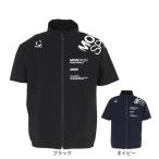 「10%OFFクーポン対象 5/15まで」デサント(DESCENTE)(メンズ)クロス半袖ジャケット ST5SJKX0MB BK00