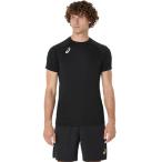  Asics (ASICS)( мужской ) волейбол одежда p Ractis рубашка с коротким рукавом задняя сторона принт 2053A214.001