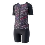 フットマーク（FOOTMARK）（レディース）フィットネス水着 レディース 水泳 FM25 長持ちする水着袖付セパレーツ 黒 M-5Lサイズ 0250079-9 半袖 セパレート