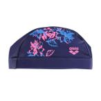 アリーナ（ARENA）（メンズ、レディース）テキスタイルキャップ 水泳 キャップ ネイビー ピンク 54-59センチ AS5SSC75U NVPK スイムキャップ ロゴ入り