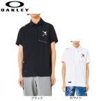  Oacley (OAKLEY)( мужской ) Golf одежда . пот скорость . контакт охлаждающий SKULL SLEEK полоса рубашка с коротким рукавом FOA407672