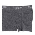 デュアリグ（DUARIG）（メンズ）成型ボクサーパンツ ドライプラス  ダークグレー M-LLサイズ 5S0001-WAUW-891GC DGRY 吸汗速乾 抗菌防臭 新調 衣替え シンプル