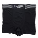 デュアリグ（DUARIG）（メンズ）成型ボクサーパンツ ドライプラス ボーダー 黒 M-LLサイズ 5S0002-WAUW-891GC BLK 吸汗速乾 抗菌防臭 新調 衣替え シンプル