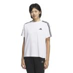 「20%OFFクーポン対象 5/20まで」アディダス(adidas)(レディース)エッセンシャルズ プラス スリーストライプス 半袖Tシャツ JUP44-JW4500