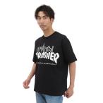 マンハッタンポーテージ(ManhattanPortage)(メンズ)半袖 プリントTシャツ THRASHER 25SS-MP-M614 BLACK